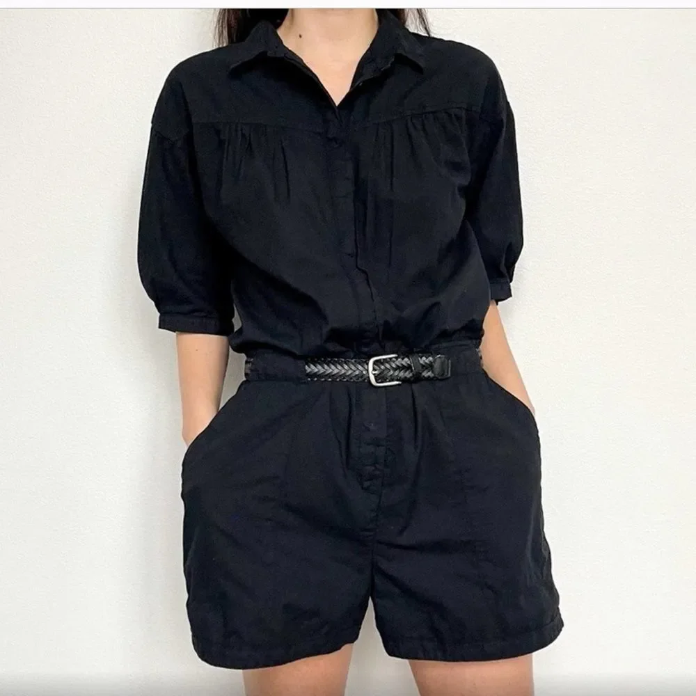Xirena 100% Cotton Poplin Grady Romper Lightweight Relaxed Minimalist Size XS